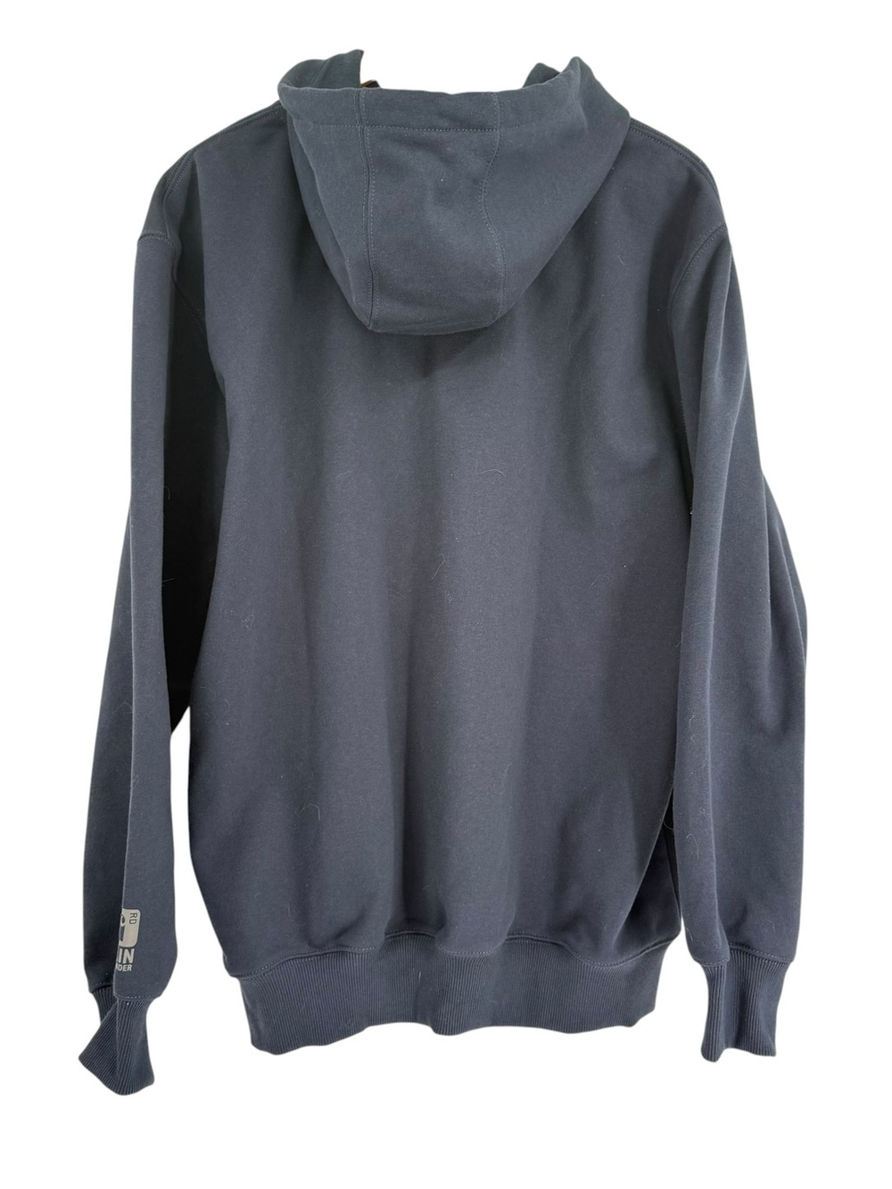 Carhartt NWT Rain Defender Pullover Hoodie Navy Blue Size Large heavy Cotton - Picture 3 of 9